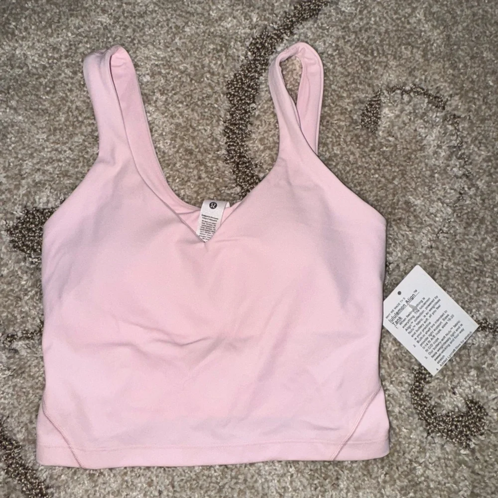Lululemon Align Tank Top in Salmon/Coral